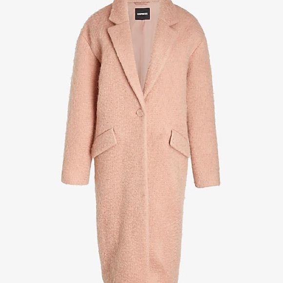 Express Wool Blend Car Coat XL NWT - Picture 4 of 16